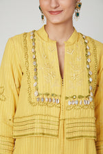 Load image into Gallery viewer, Sunset Jasmine jacket kurta pants set

