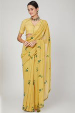 Load image into Gallery viewer, Sunset Jasmine saree blouse
