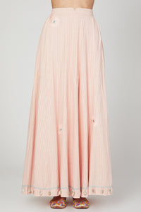 Pink Sunset skirt, top & dupatta set