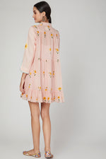 Load image into Gallery viewer, Pink Sunset printed shirt dress
