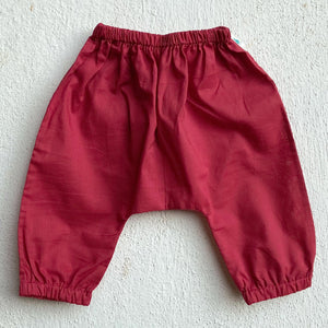 Organic Cotton Koi Red Bag - Kurta and Pyjama Pants Set
