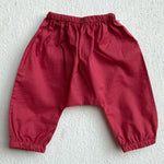 Load image into Gallery viewer, Organic Cotton Koi Red Jhabla and Red Pajama Pants Set
