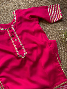 Pāṭalaḥ suit for little girls