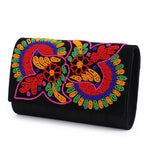 Load image into Gallery viewer, Beaded floral envelope clutch
